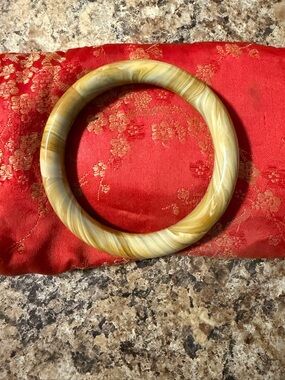 Marble Jade Bracelet Bangle